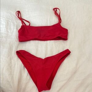 Frankie’s bikini set Medium Boots top/Enzo bottoms